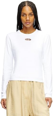 Diesel T-UNCUTIE-Long-OD-Q1 White | Amazon.com