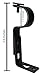 TEJATAN - Curtain Rod Brackets (Black, 1 Inch - Set of 4 (2 Pairs))