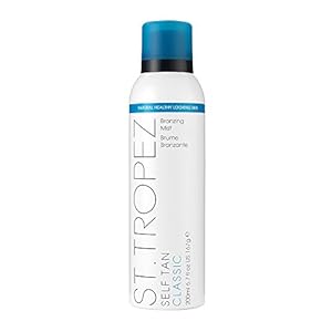 StTropez-Fake-Tan-Self-Tan-Classic-Bronzing-Mist-Vegan-Spray-Tan-100-Percent-Natural-Tanning-Active-PETA-Certified-200-ml St.Tropez Fake Tan, Self Tan Classic Bronzing Mist, Vegan Spray Tan, 100 Percent Natural Tanning Active, PETA Certified…