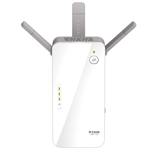 D-Link AC1750 Wi-Fi Range Extender with Dual Band Gigabit WiFi Booster Wireless Repeater and Smart Signal Indicator (DAP-1720)