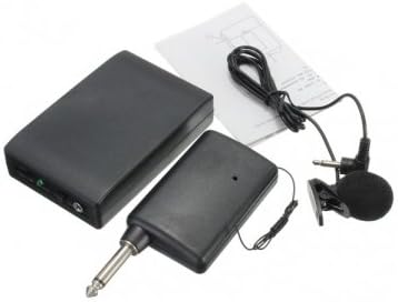 BOLUN WR-601 Wireless Transmitter Receiver With Clip-on Microphone Set