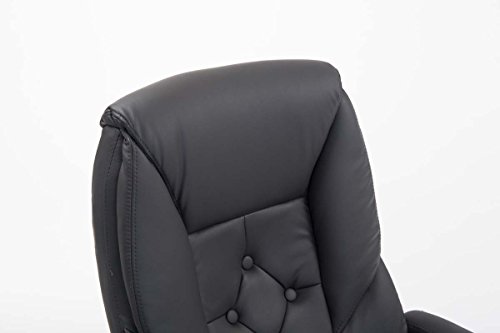 CLP-Sedia-Ufficio-Rodeo-XXL-in-Similpelle-Poltrona-Studio-Ufficio-Girevole-E-Regolabile-Sedia-Scrivania-con-Carico-Max-210-kg-Grigio
