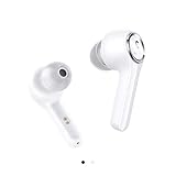 True Wireless Earbuds, Funcl AI Bluetooth 5.0 TWS Headphones, Waterproof Earphones with 3D Stereo AptX Hi-Fi Sound, 24H Playtime, Touch Control, Charging Case and Noise-Cancelling Mic (White)