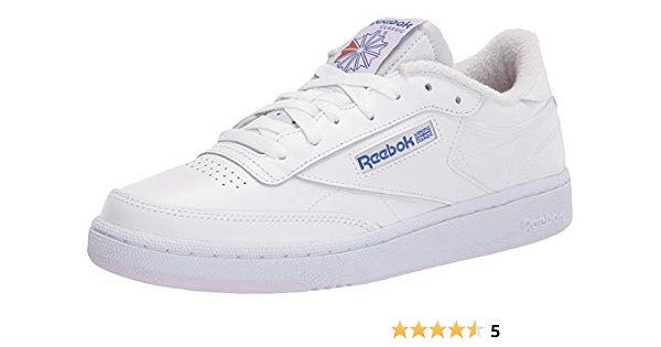 Reebok womens Club C Sneaker, White 