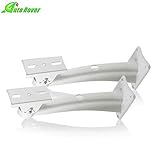 Camera Mounting Bracket,Auto Rover Universal Waterproof Alloy Rotary Bracket Wall Ceiling Mount Housing CCTV Security Surveillance Indoor Outdoor Camera Mounting Bracket,pack of 2(white)