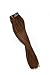 Remy Human Hair Clip in Extensions, Chocolate Brown Mixed Auburn Hair Extensions Clip in Real Human Hair,15 Inch 70G 7 Pcs Double Weft Hair Extensions Real Human Hair for Women