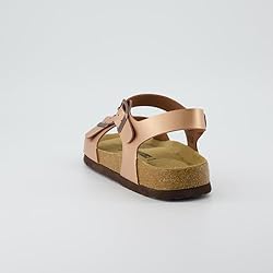 CUSHIONAIRE Women's Lauri Cork footbed Sandal with