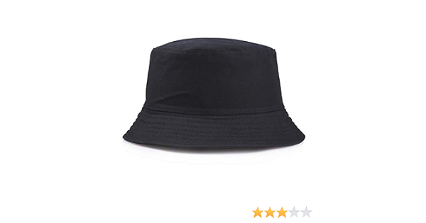 Lazzon Bucket Hat Foldable Black 