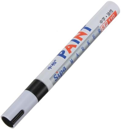 Car Paint Marker - Car Markers -Universal Waterproof White Permanent Paint Car Tyre Marker Pen (Black) - Tire Paint