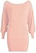 GirlsWalk Women's Long Sleeves Plus Size Plain Stretchy Batwing Top