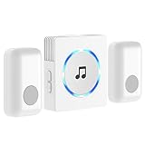 Chime, JETech 2-Push Bell Portable Wireless