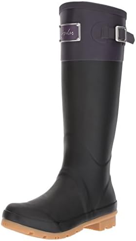 Joules Women's Cavendish Rain Boot, Deep Purple, 6 M US