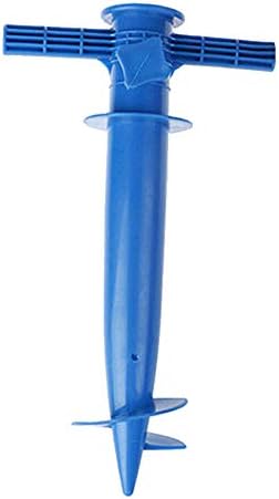 klinkamz Adjustable Sun Beach Umbrella Stand Spike Fishing Parasol Ground Anchor Holder