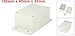 BestTong Small Waterproof Dustproof IP65 ABS Plastic Junction Box Universal Electric Project Enclosure Gray 3.9 x 2.7 x 2 inches(100mm x 68mm x 50mm)