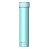 The Asobu Skinny Mini 8oz Fashionable Double Walled Stainless Steel Insulated Pocket Sized Flask (Teal)