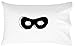 Oh, Susannah Superhero Mask (Black) Toddler Size Pillowcase (1 Pillow Cover 14 x 20.5 Inches) Travel Pillowcase Kids Room Decor