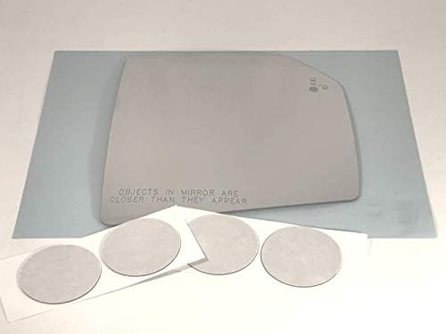 VAM Right Pass Mirror Glass Lens for 15-18 F150 w/Blind Spot Icon w/Adhesive