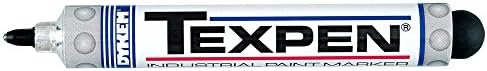 Texpen Industrial Ball Fine Tip Paint Marker Black