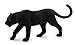 MOJO Black Panther Realistic International Wildlife Hand Painted Toy Figurine