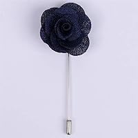 Man Groom Boutonniere Silk Satin Colorful Rose Flower Men Wedding Party Prom Man Suit Corsage Pin Brooch