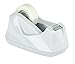 Acrimet Premium Desktop Tape Dispenser, Plastic, Non-Skid Base (Heavy Duty) (White Color)