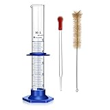 Thick Glass Graduated Cylinder Measuring Liquid Lab