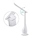 AUOPLUS Dimmable LED Desk Lamp Reading Light for Home and Office(3 Color Modes, USB Rechargeable-White