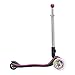Globber Elite 3 Wheel Folding Adjustable Height Scooter with Optional LED Lights (Pink LED Wheels)