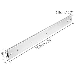 VEVOR 30" 1 Pair Locking 500lbs Load Capacity Side