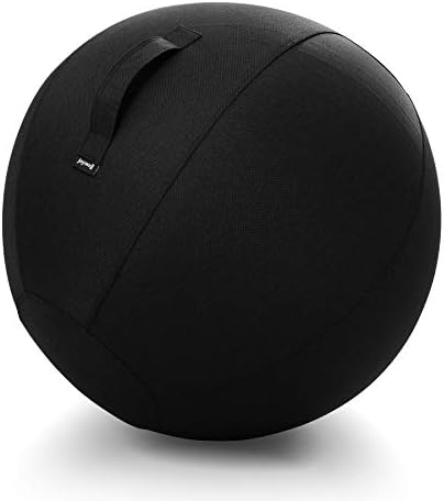 Joywell 65/75 cm Fitness Ball,Pilates,Yoga Ball for,with Quick Pump for Office/Home/Gym Abdominal Training, Lightweight Self-Standing Ergonomic Posture Activating Exercise Ball Solution with Handle