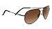 Serengeti Carrara Driver Gradient Sunglasses, Satin Dark Gunmetal, Amber