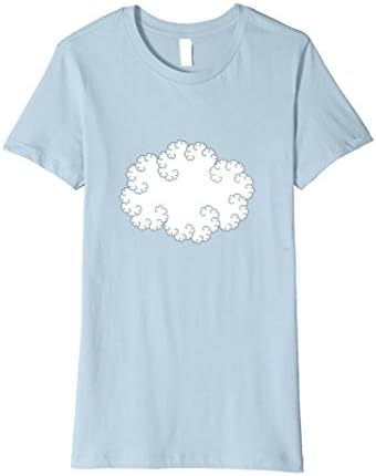 Womens Single Puffy Cloud Computing Tshirt for Tech Workers XL Baby Blue