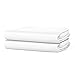 Beckham Hotel Collection Queen Fitted Sheet, Set of 2 Sheets with Deep Pockets, White