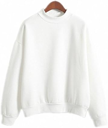Fashion Spring Autumn Women Hoodies Casual Sweatshirt pullover candy coat jacket outwear Tops White M