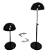 Queens Adjustable Height Hat Stand Metal Dome Shape Design Tabletop Wig Display Rack