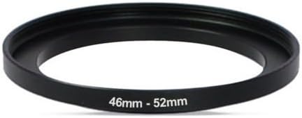 46MM LENS TO 52MM Accessory 46-52 MM Metal STEP-UP LENS FILTER RING ADAPTER