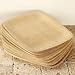 PALM NAKI Square Palm Leaf Plates | Compostable, Eco-Friendly Bamboo-Style Dinnerware for Events, Parties & Catering | Sturdy Disposable Plates 40, 8