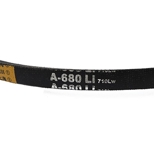 uxcell A680 Industrial Lawn Mower Rubber V Belt 12mm Width 26.7 Inch Inner Girth