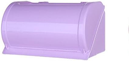 Toilet Paper Holder Plastic Phone Tissues Wall Shelf Storage Rack Home Bathroom Supplies (Purple)