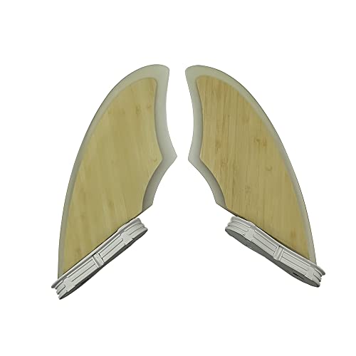UPSURF Fiberglass Honeycomb Keel fin Twin Keel Fin K2 Black/White ...