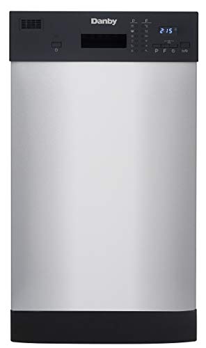 Danby DDW1804EBSS Danby 18" Built-in Dishwasher, Stainless, Stainless Steel