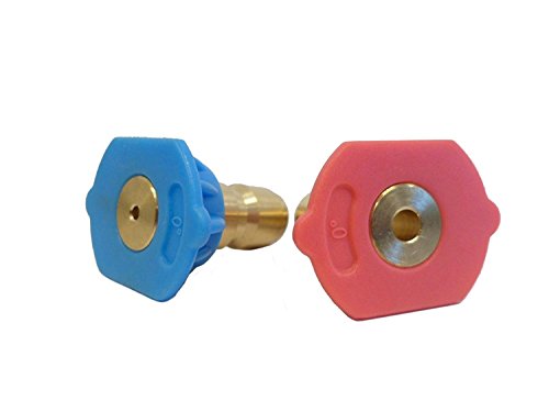 Ultimate Washer UWSN-K Spray Nozzle Kit for 2nd Story Cleaning, Replaces Generac 6616, SGY-PWA64, 372912, Briggs & Stratton 6177, and Karcher gas pressure washer soap nozzles, 4000 PSI Rating