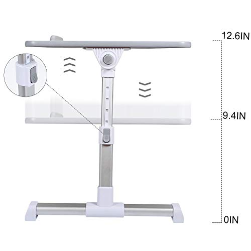 Folding Laptop Desk For Bed Adjustable Height Tray Lap Stand Computer 