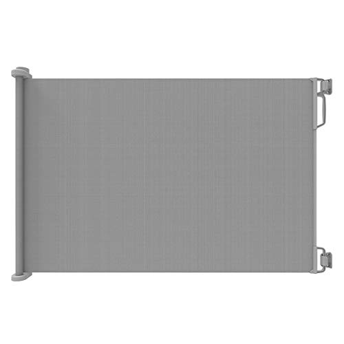 64inch Doorway Gate Extra Tall & Extra Wide Outdoor Retractable Gate Extends Up to 71 in Wide and is 39.4 in Tall and Includes Components for Easy Installation Screws Catch Mounts Wall Spacer Shims