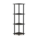 Furinno 12078EX/BK Turn-n-Tube Multipurpose 4-Tier