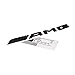 Ricoy Matt Black Rear 3D C63 AMG Letters Emblem Badge Sticker Logo For Mercedes-Benz C CL CLS E S SL