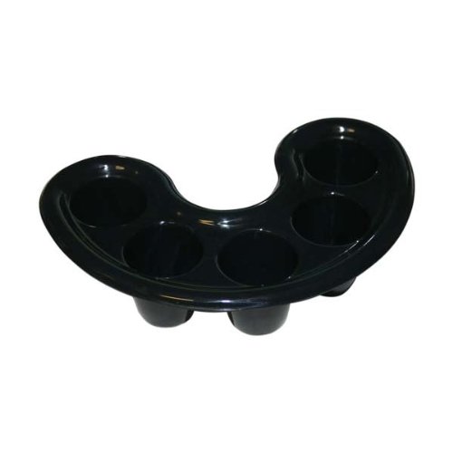 niceeshop(TM) 1 Set (3pcs) Acetone Proof Nail Art Tips Hand Soak Bowl Tray Manicure Soaking Remover Tool-Pink White Black