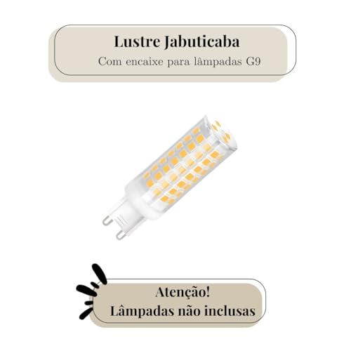 Lustre Pendente Jabuticaba 5 Globos Quadrado Soquete G9 12cm (Dourado Leitoso)