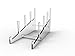FixtureDisplays Medium Multiple Plate Acrylic Rack Display Holder 10749