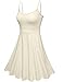 ZENNESSA Women's Cocktail Dress Sleeveless Cami Skater Garden Party Flare Mini Dress